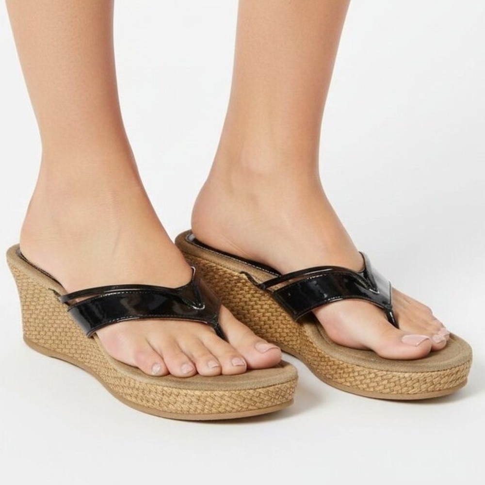 Mudd Womens Patent Juicy Chunky Sandals 10M Platform Chunky Y2K 2000s‎